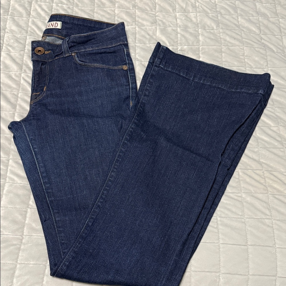 J Brand “Love Story” Deep Indigo Flare Jeans